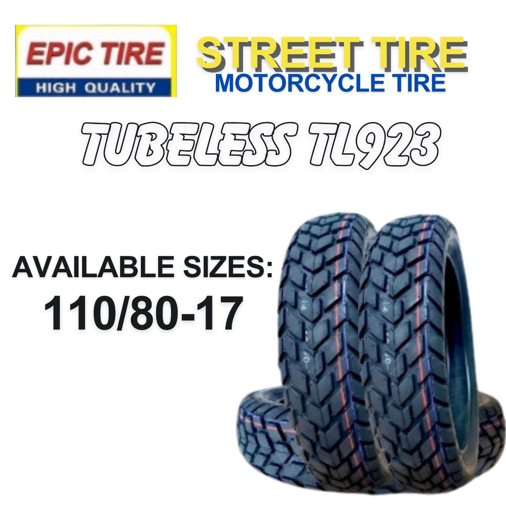 Epic Tire Street Tire Tubeless For SNIPER 150mxi, ROUSER, RAIDER R150, WAVE 60/80, 70/80, 90 - Image 5