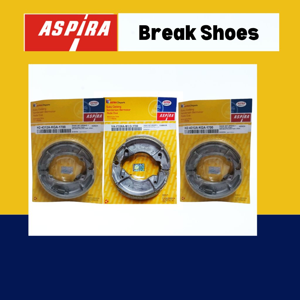 ASPIRA Break Shoe for Honda Click 125 and 150 - Image 2