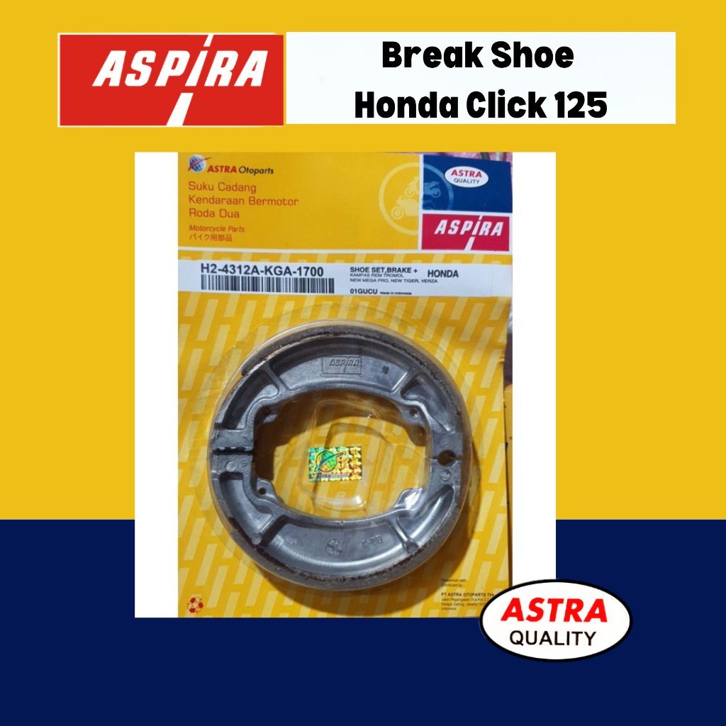 ASPIRA Break Shoe for Honda Click 125 and 150 - Image 3