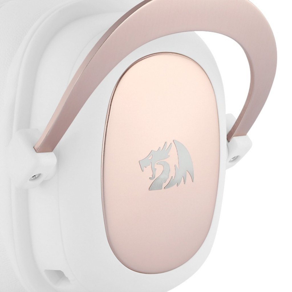 Redragon H510 ZEUS Wired Gaming Headset White, 7.1 Surround-Sound - Image 2