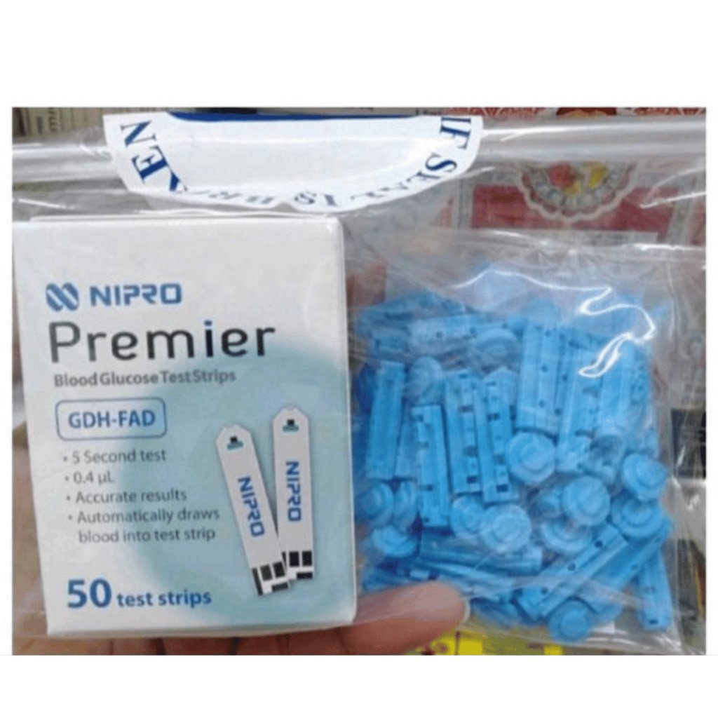 NIPRO PREMIER 50s TEST STRIPS WITH 50s LANCETS 25s TEST STRIPS W/ 25S LANCETS - Image 2