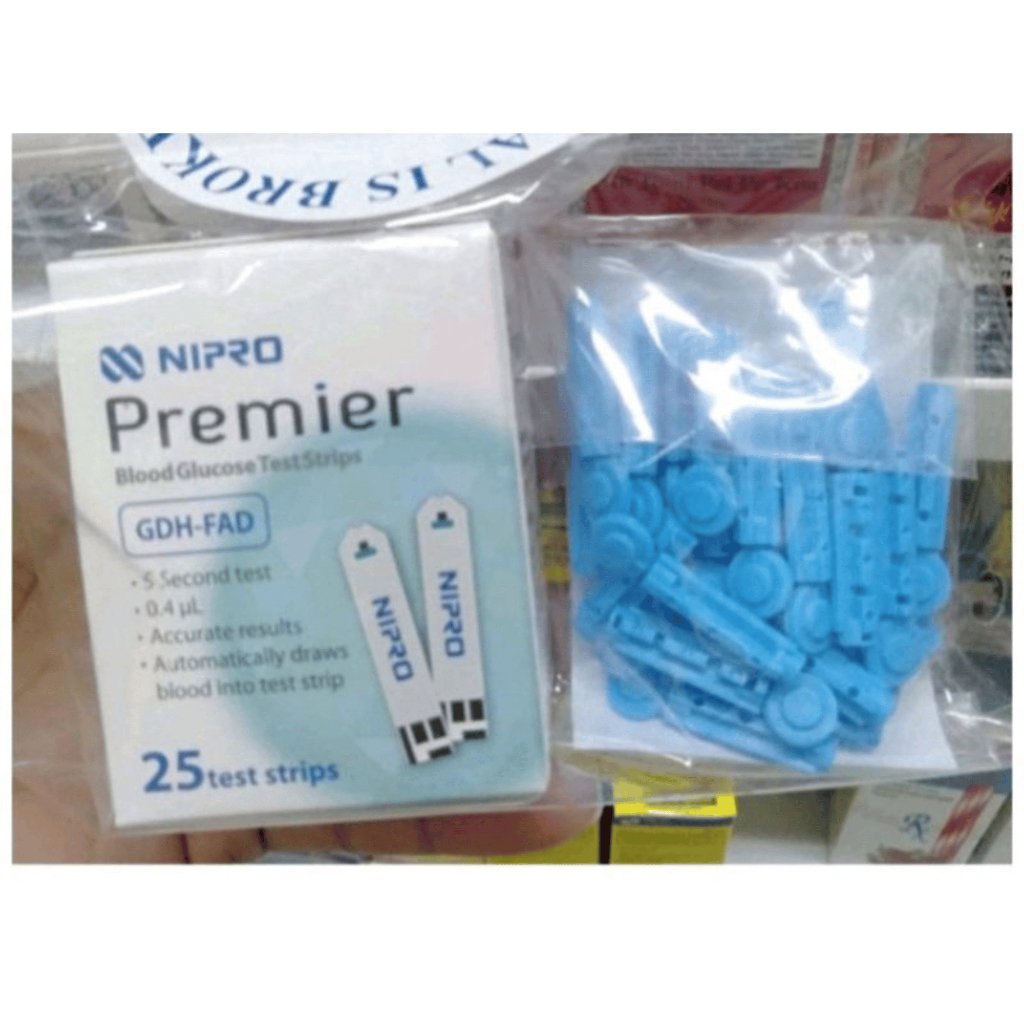 NIPRO PREMIER 50s TEST STRIPS WITH 50s LANCETS 25s TEST STRIPS W/ 25S LANCETS - Image 3