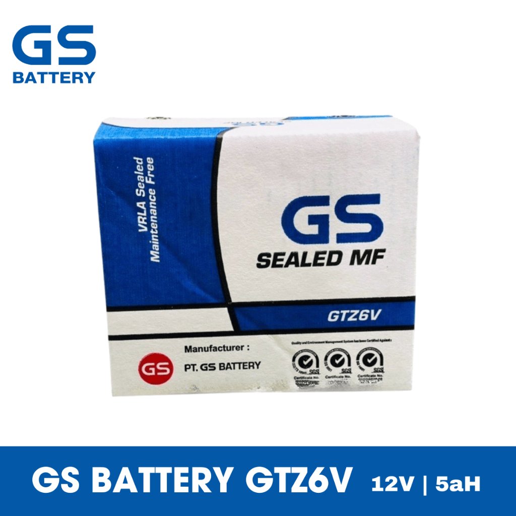 GS Motorcycle Battery GTZ6V | YUASA YTZ6V 12V Maintenance Free Battery | Honda Click, Yamaha Nmax - Image 3