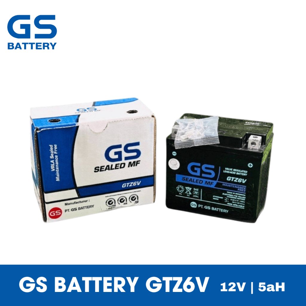 GS Motorcycle Battery GTZ6V | YUASA YTZ6V 12V Maintenance Free Battery | Honda Click, Yamaha Nmax - Image 5