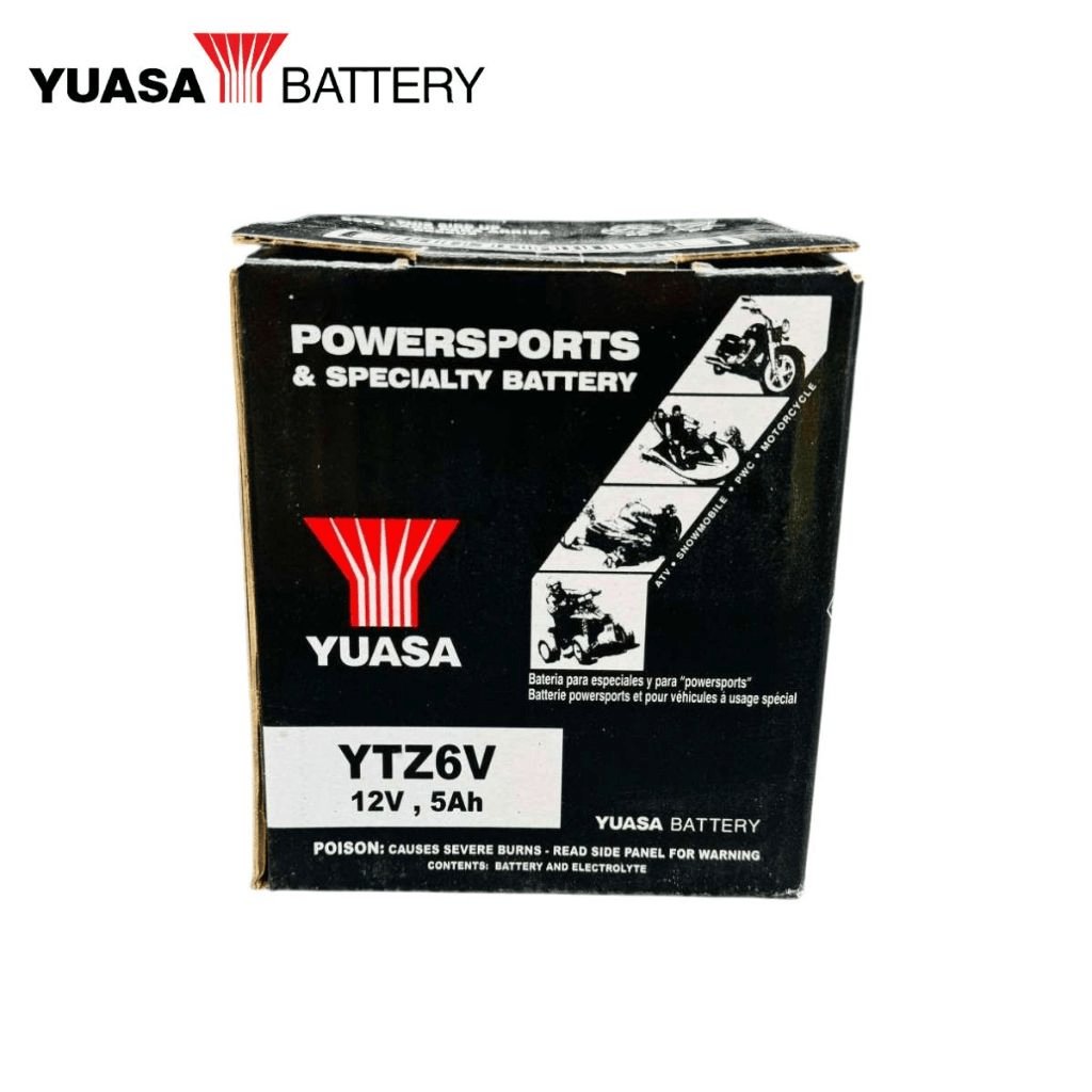 GS Motorcycle Battery GTZ6V | YUASA YTZ6V 12V Maintenance Free Battery | Honda Click, Yamaha Nmax - Image 8