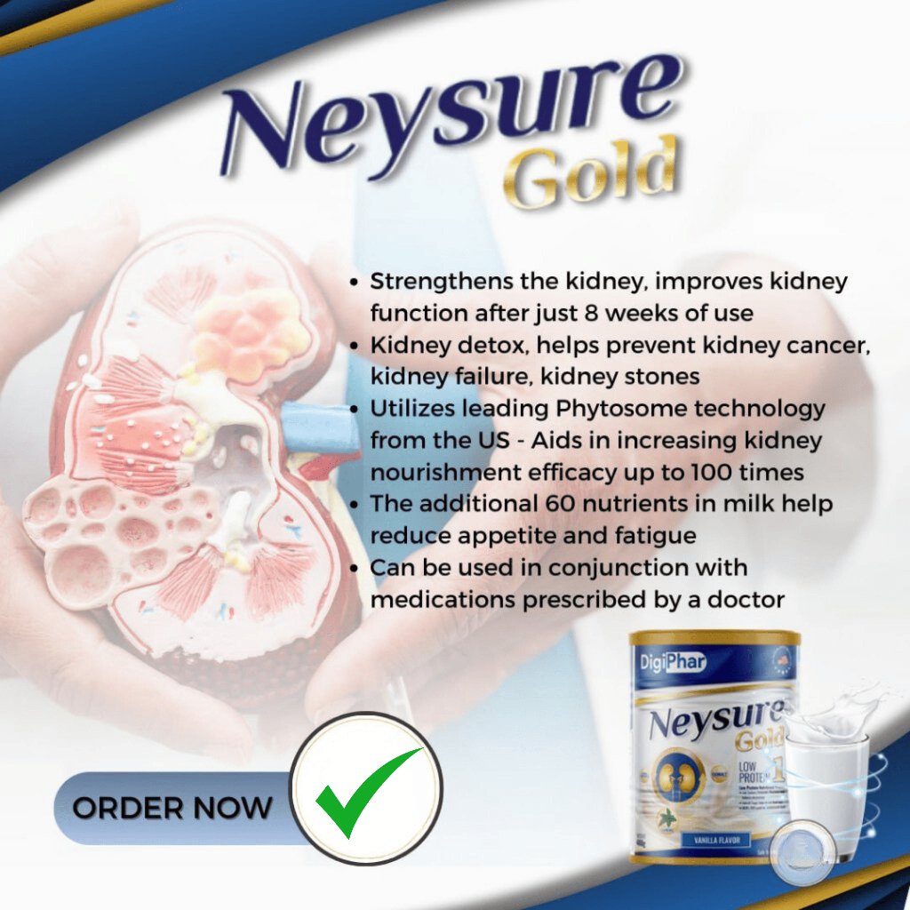 Neysure Gold Milk Kidney Supplements (400g) Prevent Kidney Diseases - Image 3