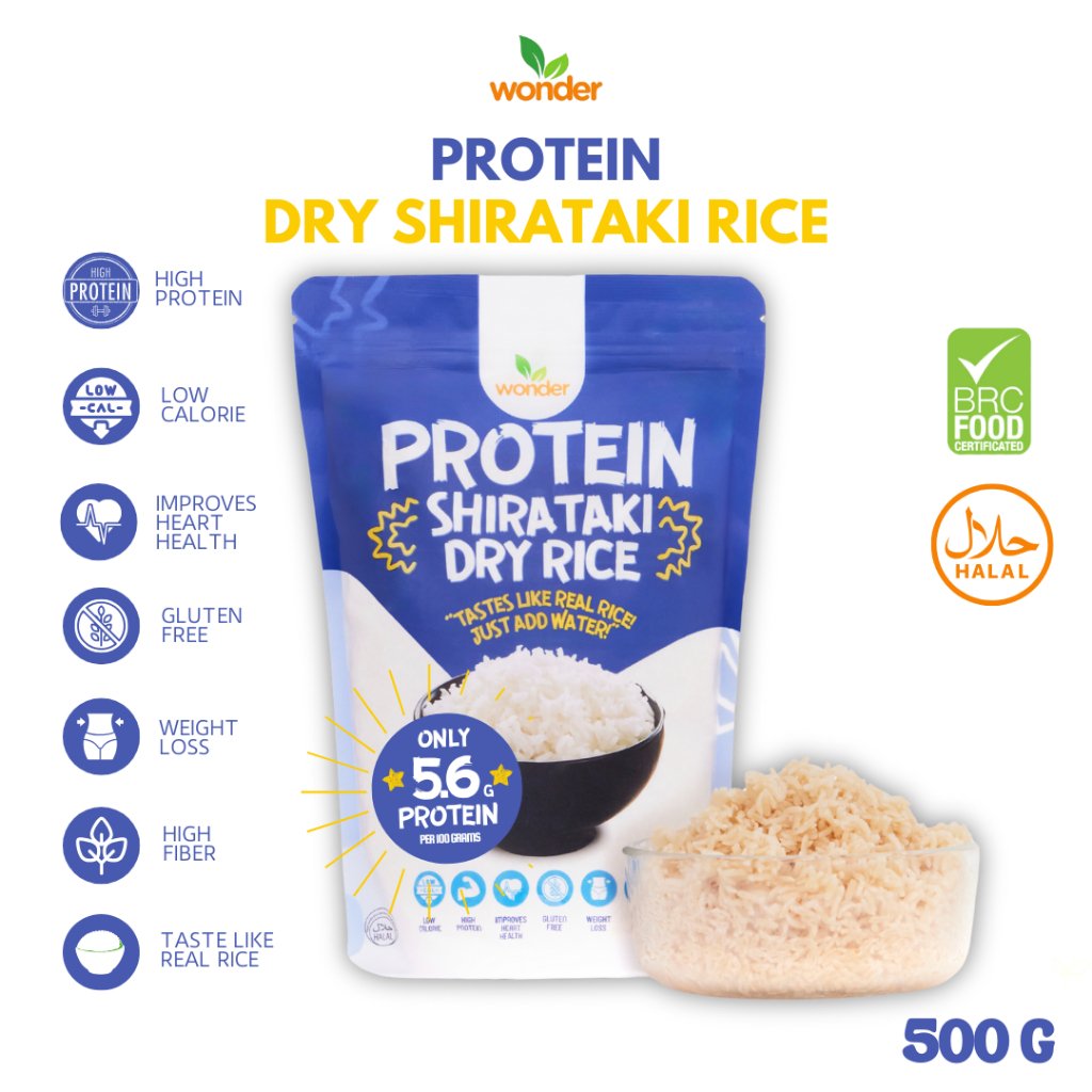 Wonder Health Wonder Protein Dry Shirataki Rice 500g - Image 2