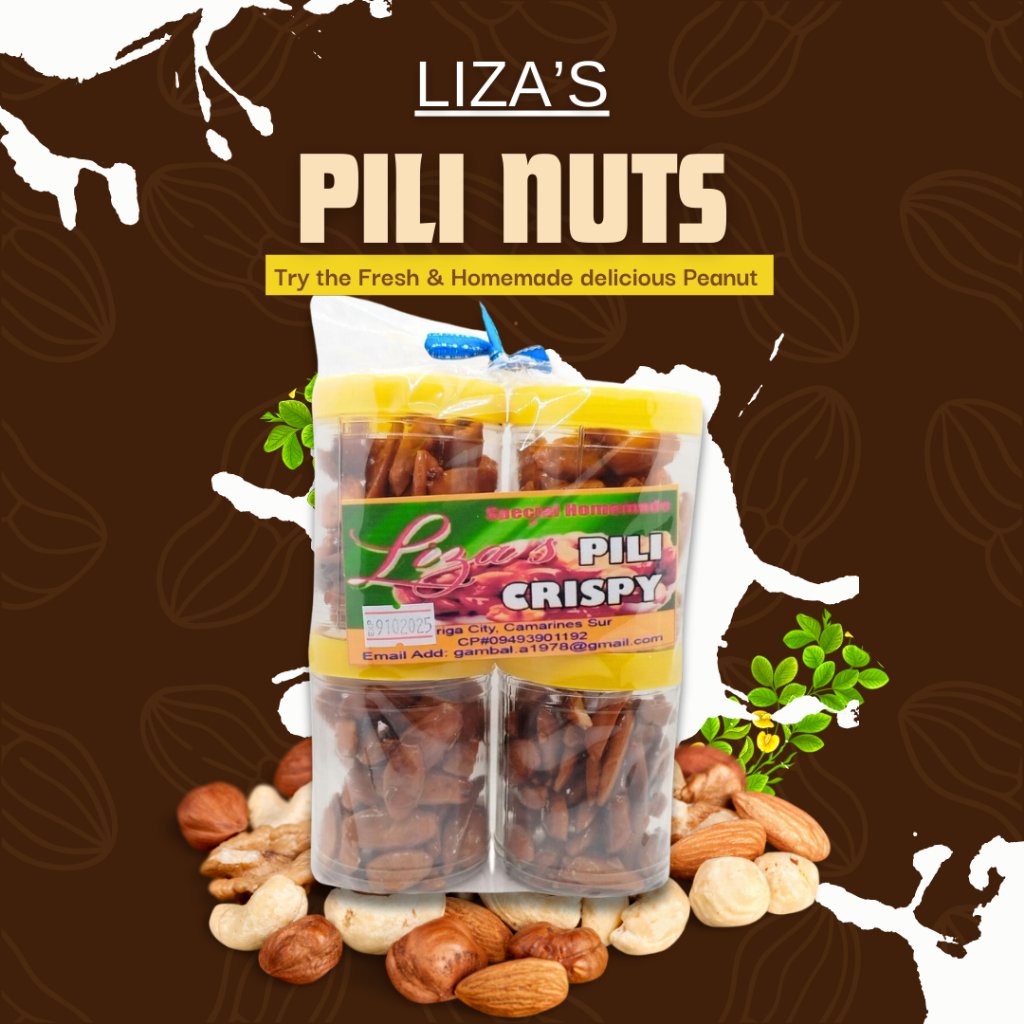 Liza's Special Pili Homemade Nuts From Bicol (Assorted, Honey Glazed, Crispy) - Image 7
