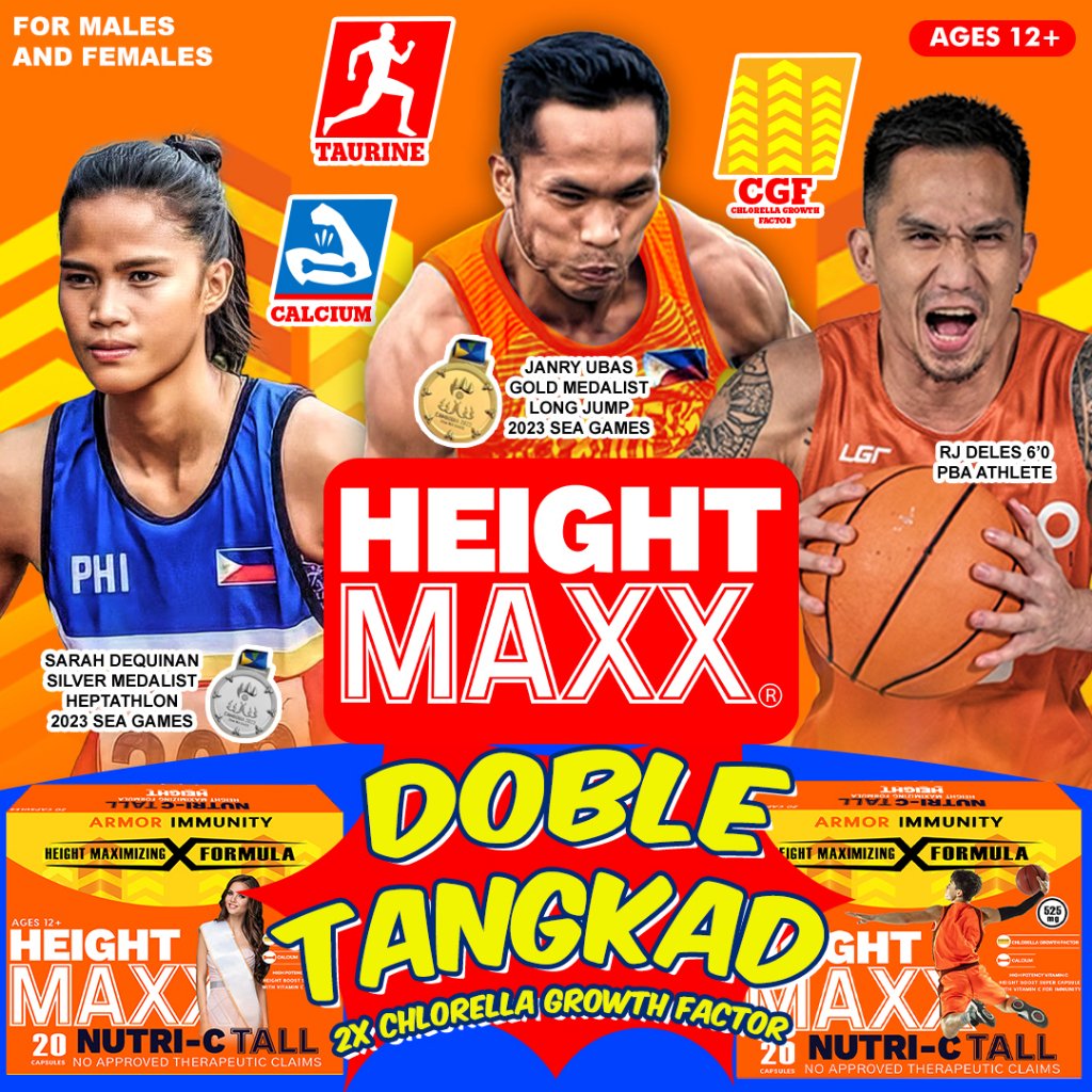 BUY 5 HEIGHT MAXX Nutri-C Tall Abscorbate TAKE 1 FREE Nutri-C Maxx Vitamin C