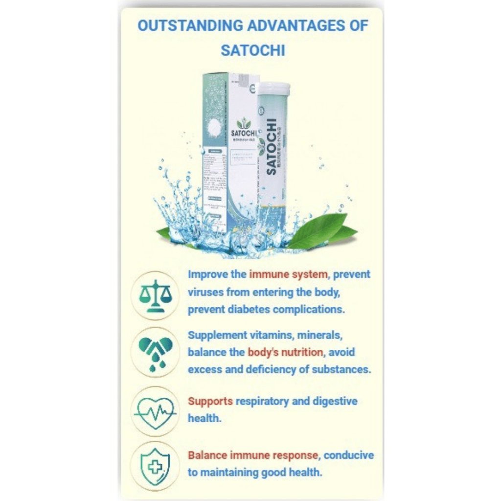BUY 2 TAKE 1 SATOCHI Japan diabetes effervescent tablet supplement for stabilizing blood sugar 20 ta - Image 2