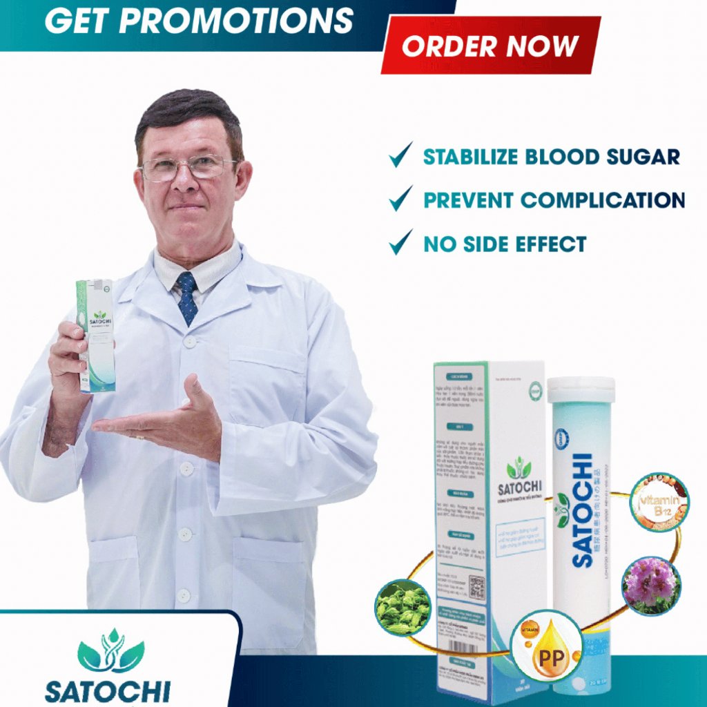 BUY 2 TAKE 1 SATOCHI Japan diabetes effervescent tablet supplement for stabilizing blood sugar 20 ta