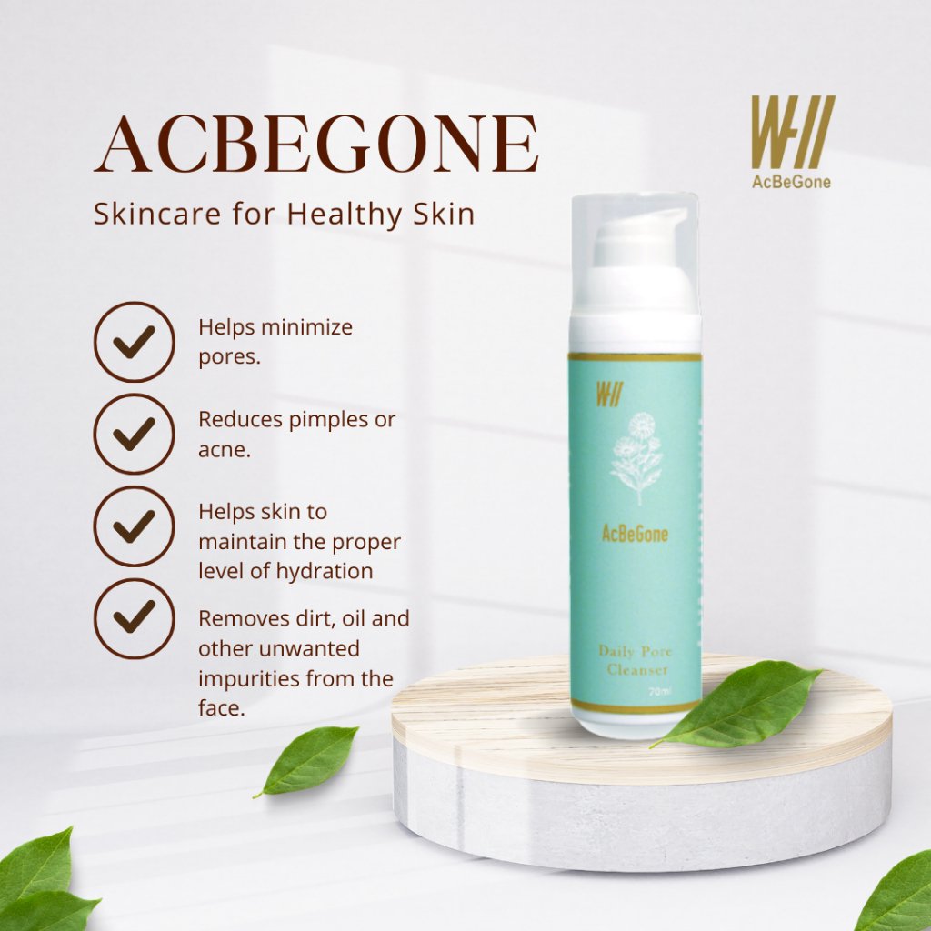 W-II Acbegone Daily Pores Cleanser 70mL (NEW PACKAGING) - Image 4