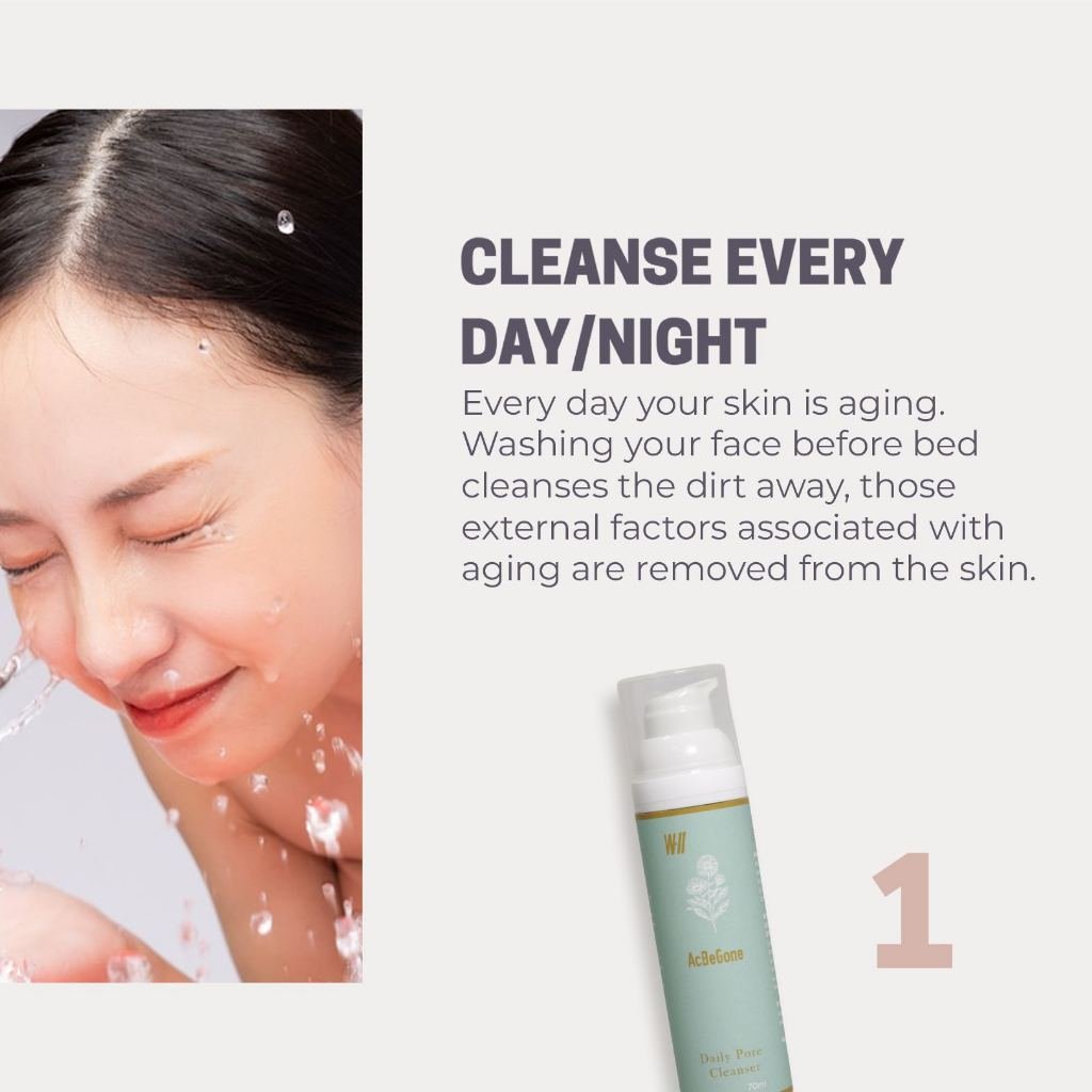 W-II Acbegone Daily Pores Cleanser 70mL (NEW PACKAGING) - Image 5