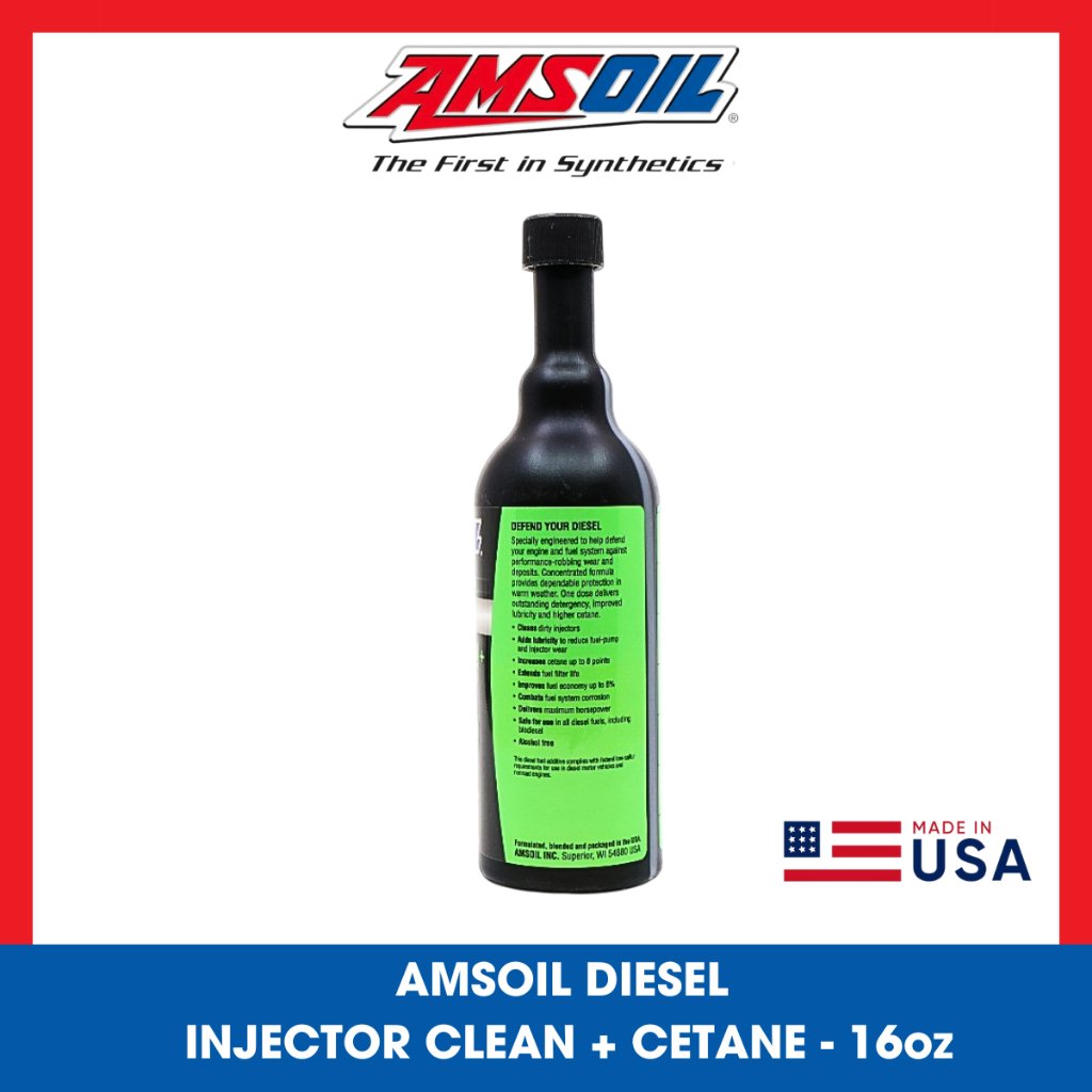 Amsoil Diesel Injector Clean + Cetane Boost (8oz/ 16oz) - Image 4