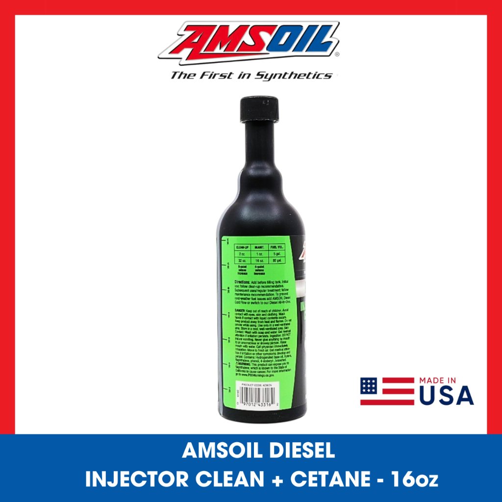 Amsoil Diesel Injector Clean + Cetane Boost (8oz/ 16oz) - Image 5