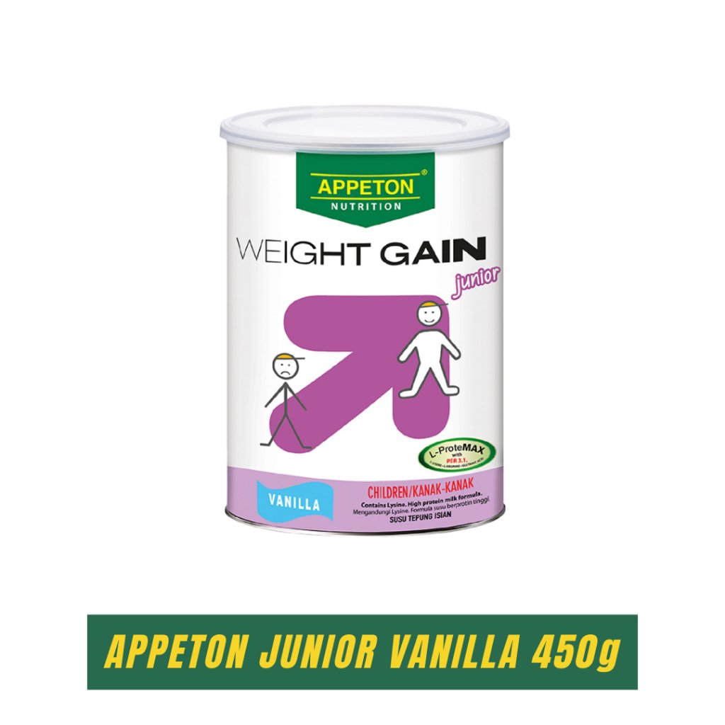 Appeton Weight Gain Junior 450g Vanilla - Milk Powder Weight Gain for Kids - Image 2
