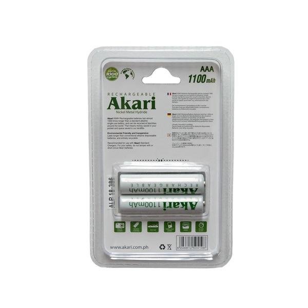Akari Rechargeable Battery AAA (ARB1100MH-BP2) - Image 4