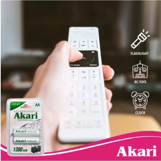 Akari Rechargeable Battery AA (ARB1300MH-BP2) - Image 4