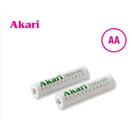 Akari Rechargeable Battery AA (ARB2800MH-BP2) - Image 2