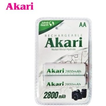 Akari Rechargeable Battery AA (ARB2800MH-BP2) - Image 3