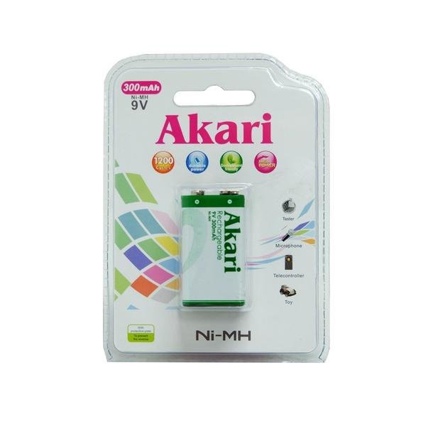 Akari 9V Battery Rechargeable Ni-MH battery (ARB-9V) - Image 4