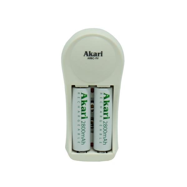 Akari 3 in 1 Rechargeable Battery Charger with free 9V Rechargeable Battery (ARBC 9V) - Image 3