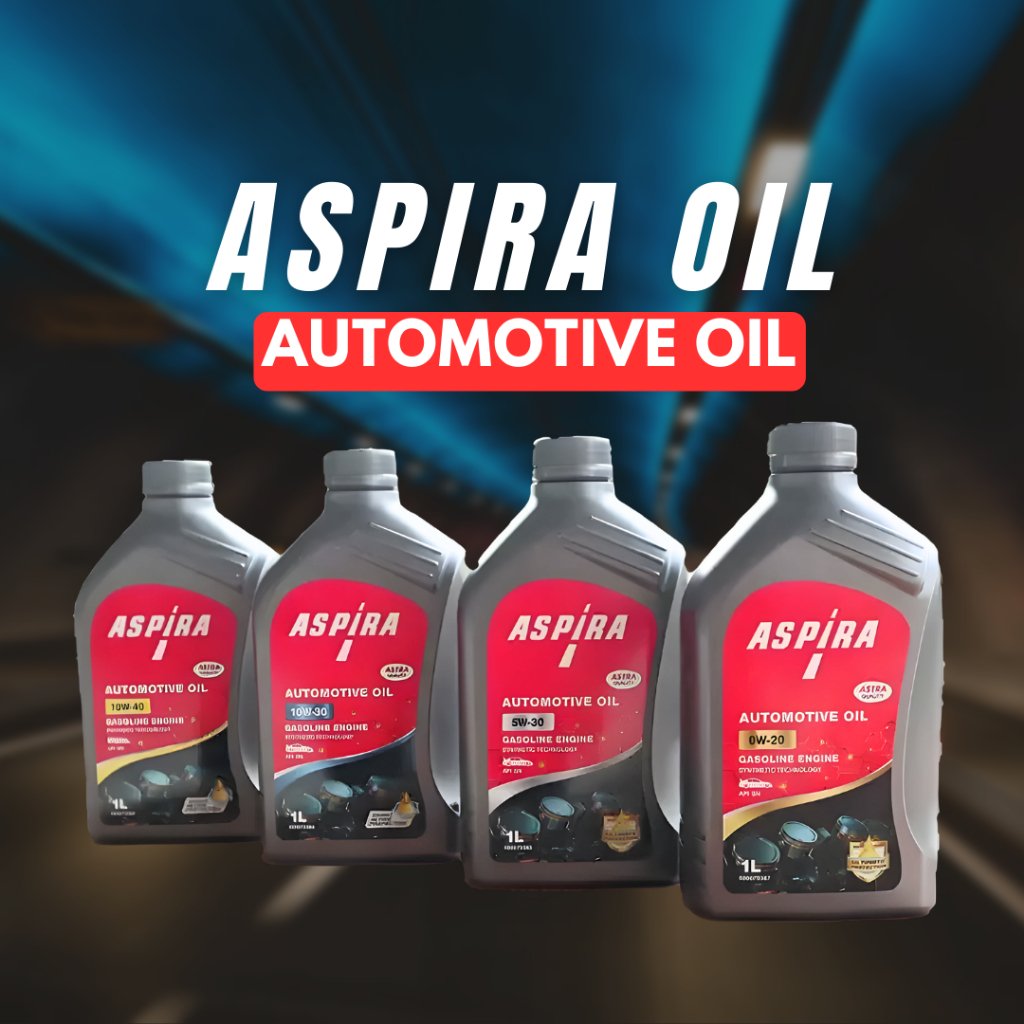 Aspira Automotive Oil 0W-20/ 5W-30 / 10W-30 / 10W-40 - Engine Oil - 1L (Synthetic)