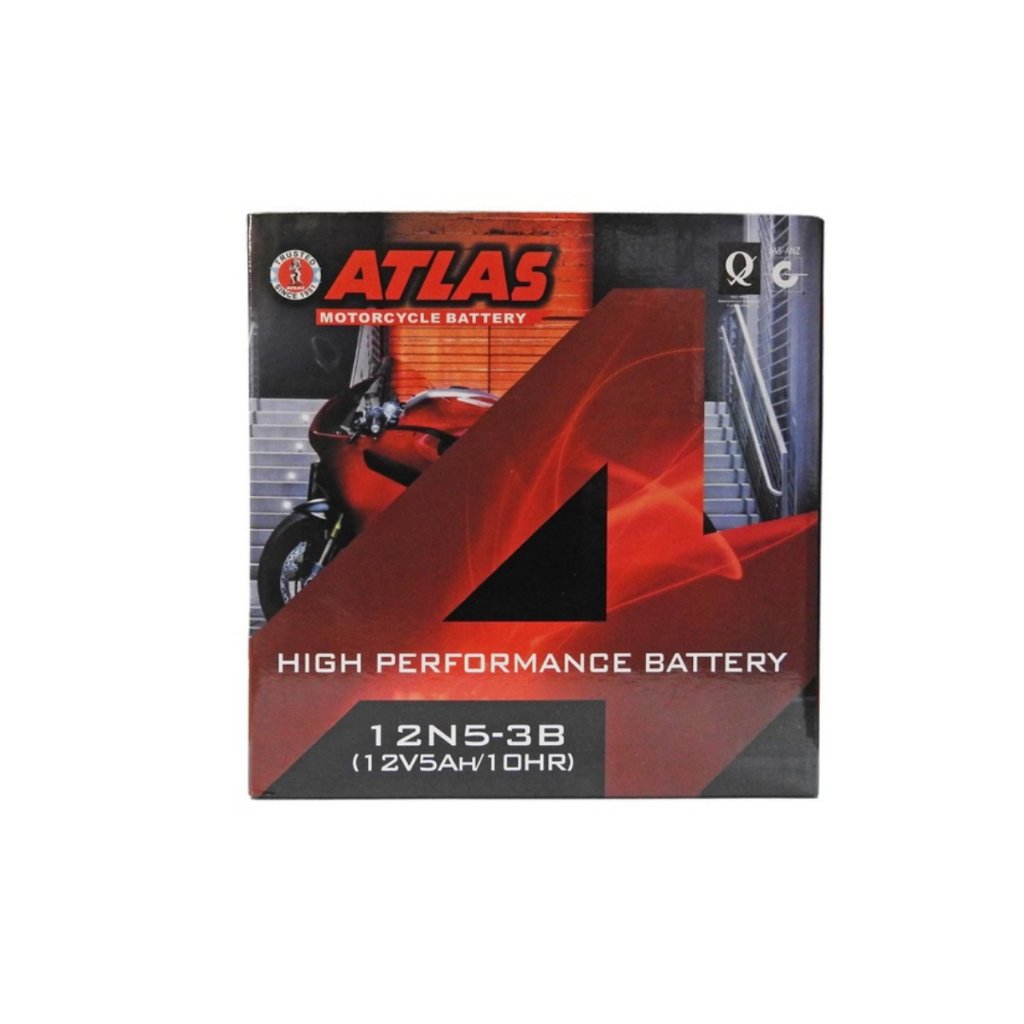 Atlas 12N5-3B High Performance Low Maintenance Motorcycle Battery - Image 3