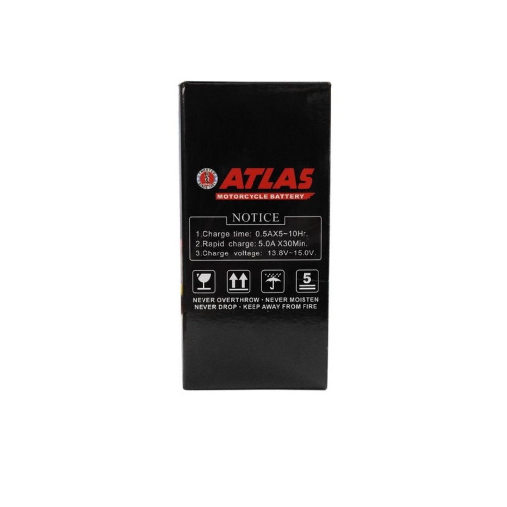 Atlas 12N5-3B High Performance Low Maintenance Motorcycle Battery - Image 6