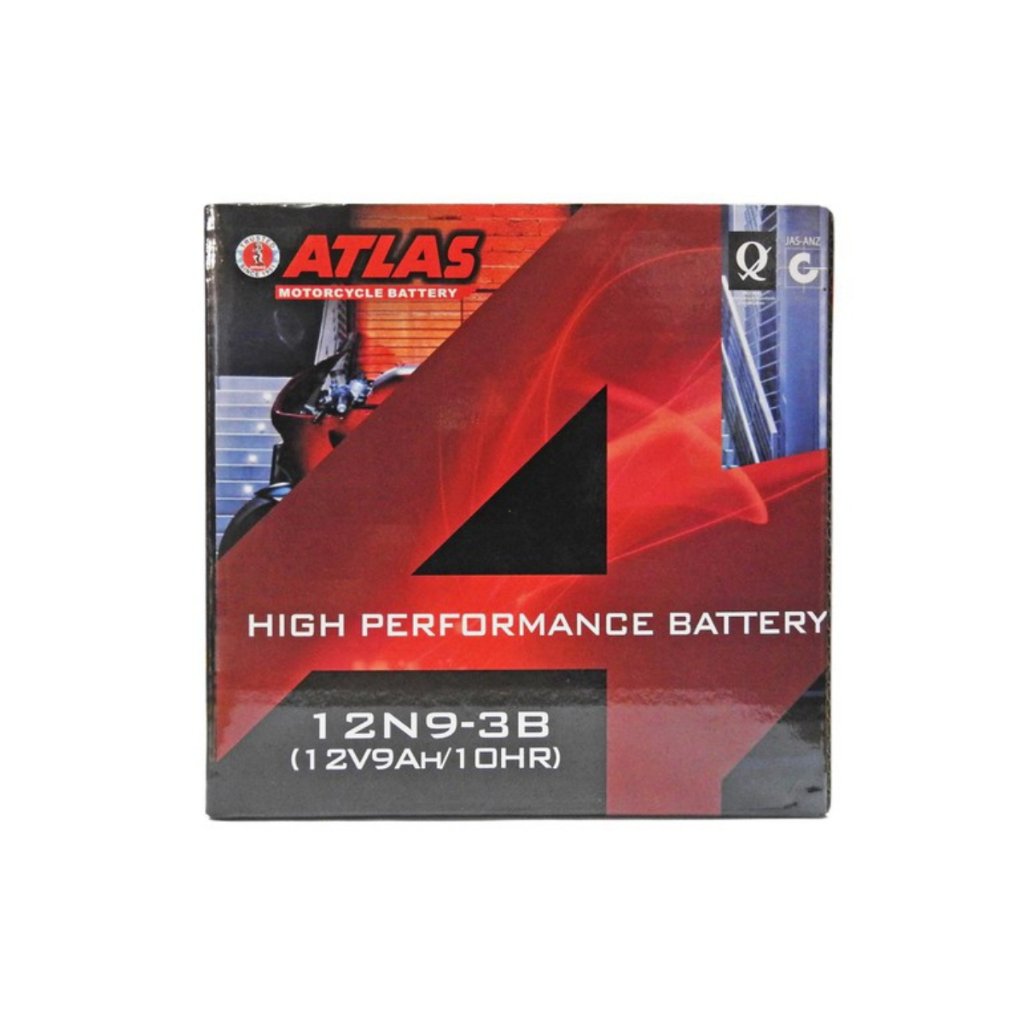 Atlas 12N9-3B High Performance Low Maintenance Motorcycle Battery - Image 4
