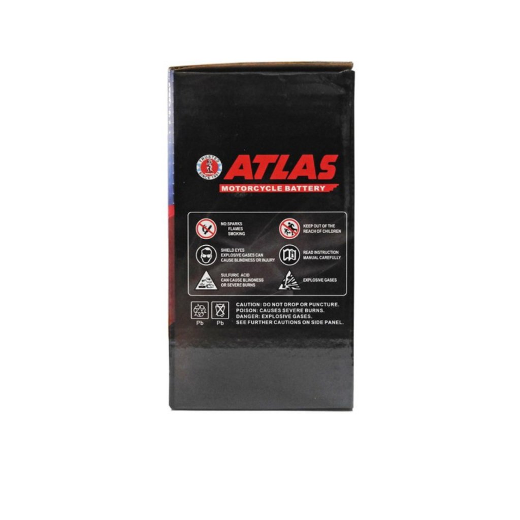 Atlas 12N9-3B High Performance Low Maintenance Motorcycle Battery - Image 5