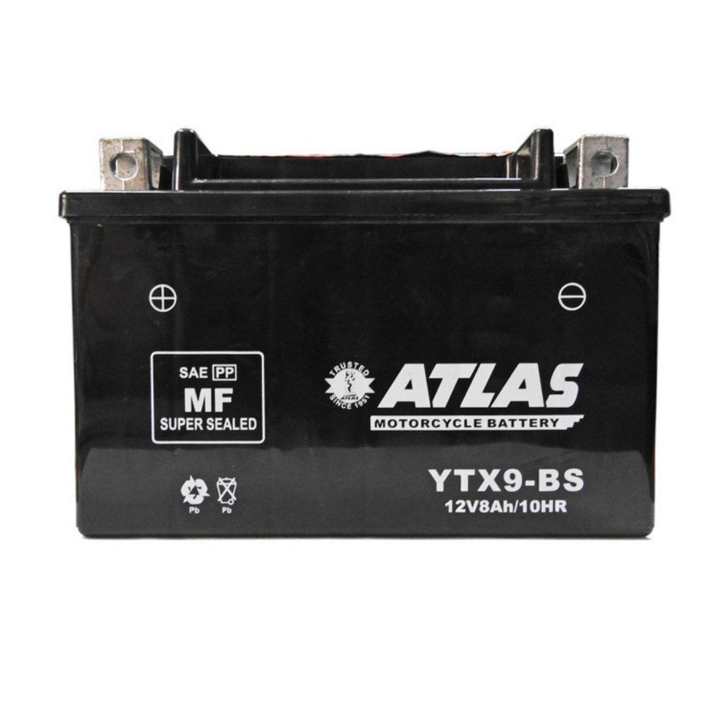 Atlas YTX9-BS High-Performance Maintenance Free - Motorcycle Battery