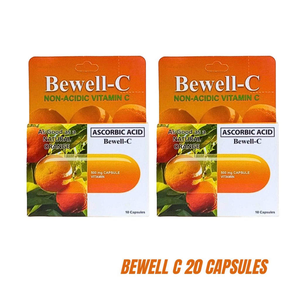 Bewell-C Non-Acidic Vitamin C Sodium Ascorbate 500mg 20's / 10's Capsule (Boost your Immune System) - Image 2