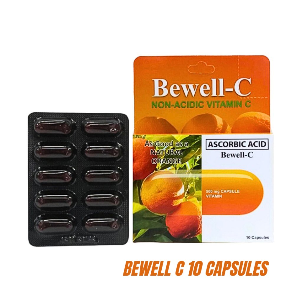 Bewell-C Non-Acidic Vitamin C Sodium Ascorbate 500mg 20's / 10's Capsule (Boost your Immune System) - Image 3