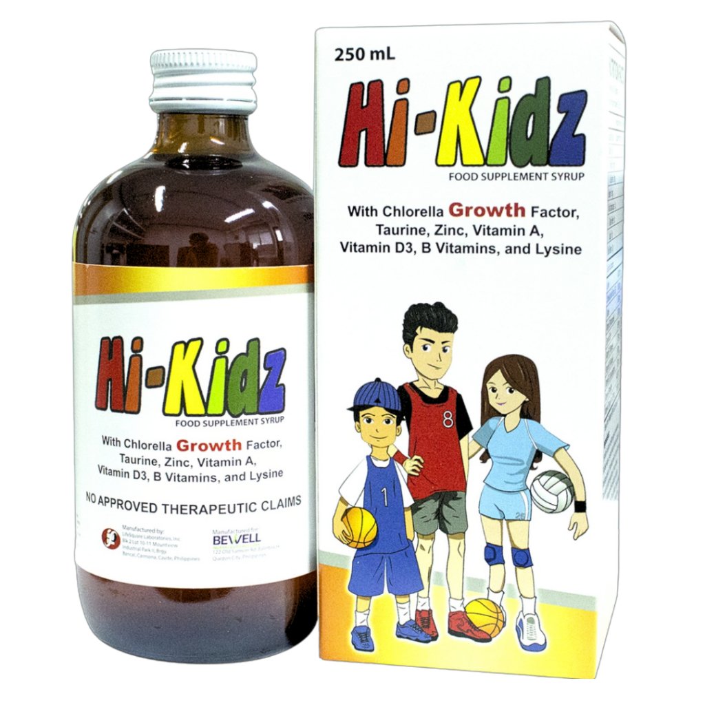 Bewell C Kids and Hi Kidz Bundle 250ml Pampatangkad at Pampataba Vitamins for Kids Syrup - Image 2