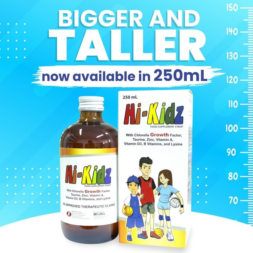 Bewell C Kids and Hi Kidz Bundle 250ml Pampatangkad at Pampataba Vitamins for Kids Syrup - Image 5