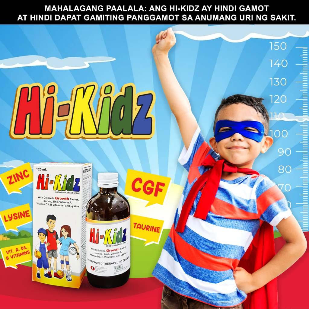 Bewell C Kids and Hi Kidz Bundle 250ml Pampatangkad at Pampataba Vitamins for Kids Syrup - Image 8