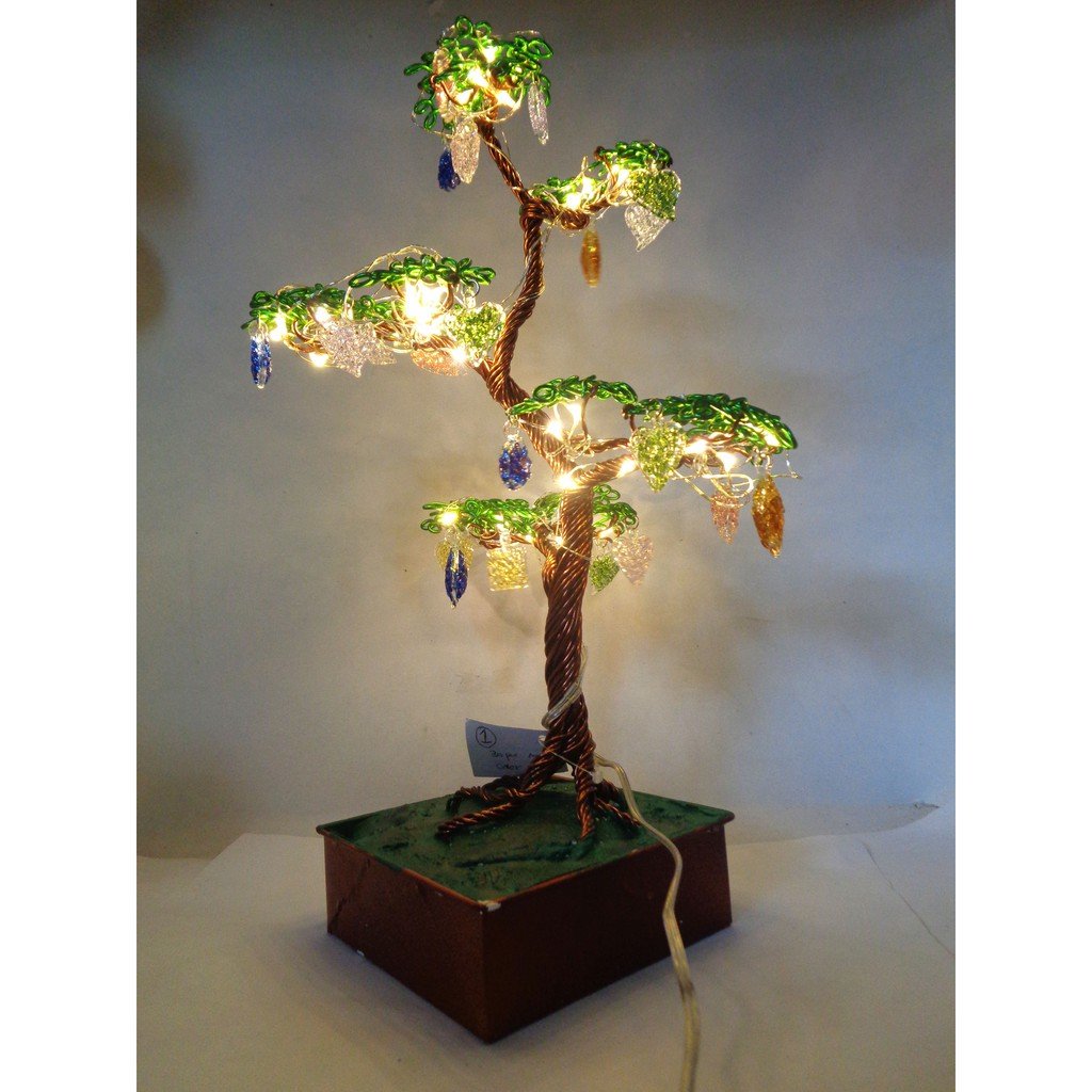 Crystal Christmas Light/Creative Led Desk Tree Lamp/Battery Bedroom Nightlight Home Decor - Image 3