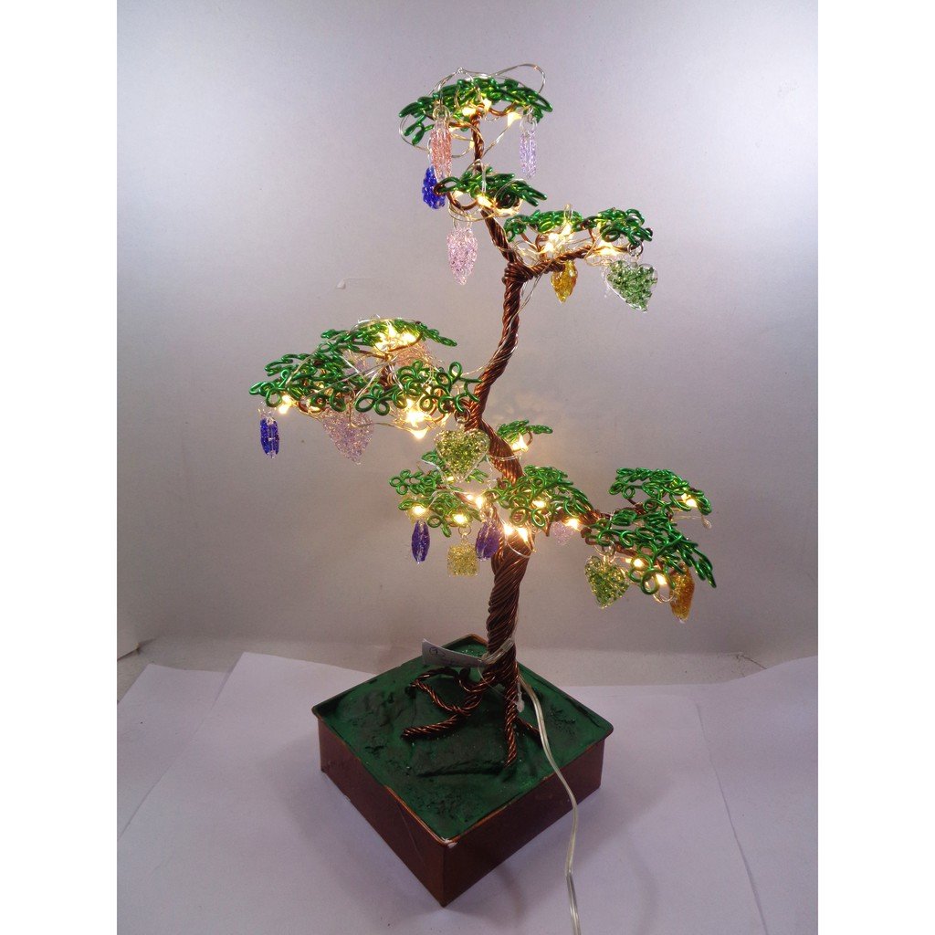 Crystal Christmas Light/Creative Led Desk Tree Lamp/Battery Bedroom Nightlight Home Decor - Image 4