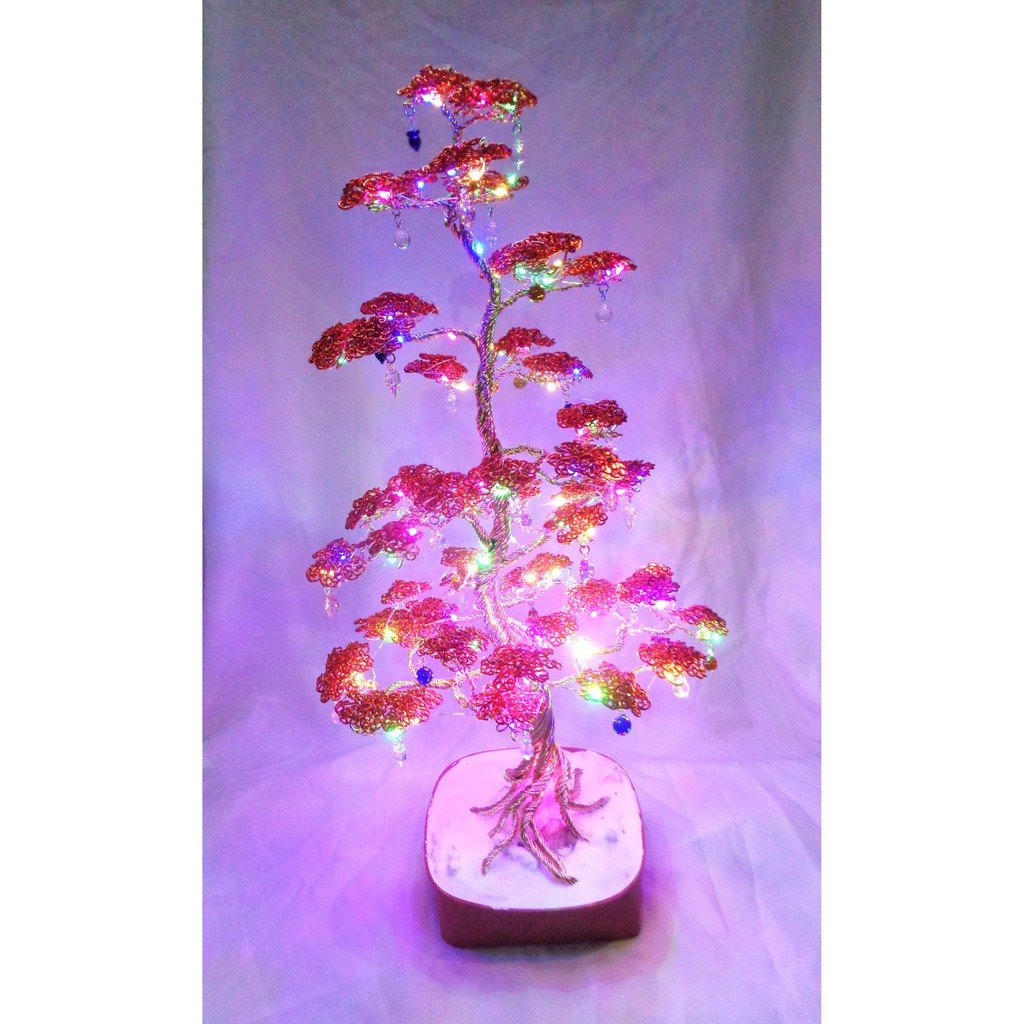 Bonsai Tree LED Lamp Fairy Lights Cherry Blossom Tree Lamp Home Decor - Image 3