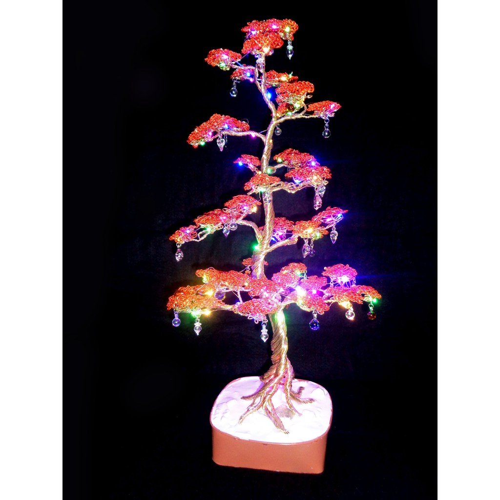 Bonsai Tree LED Lamp Fairy Lights Cherry Blossom Tree Lamp Home Decor - Image 5