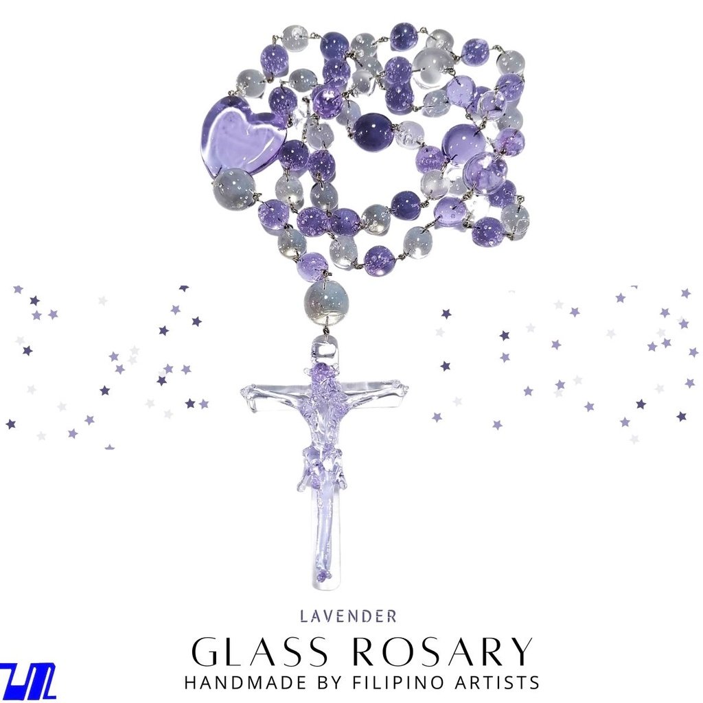 Liman Glass Rosary Handmade Beads with Gift Box - Image 3