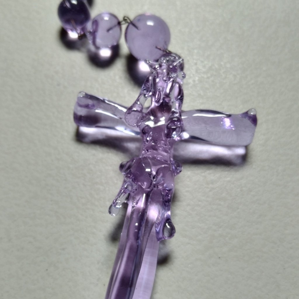 Liman Glass Rosary Handmade Beads with Gift Box - Image 5