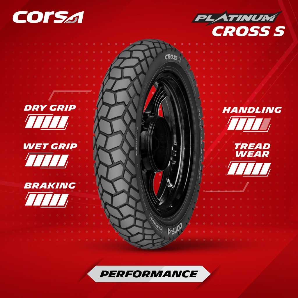 Corsa Platinum Cross S Motorcycle Tires Size 13 - Image 2