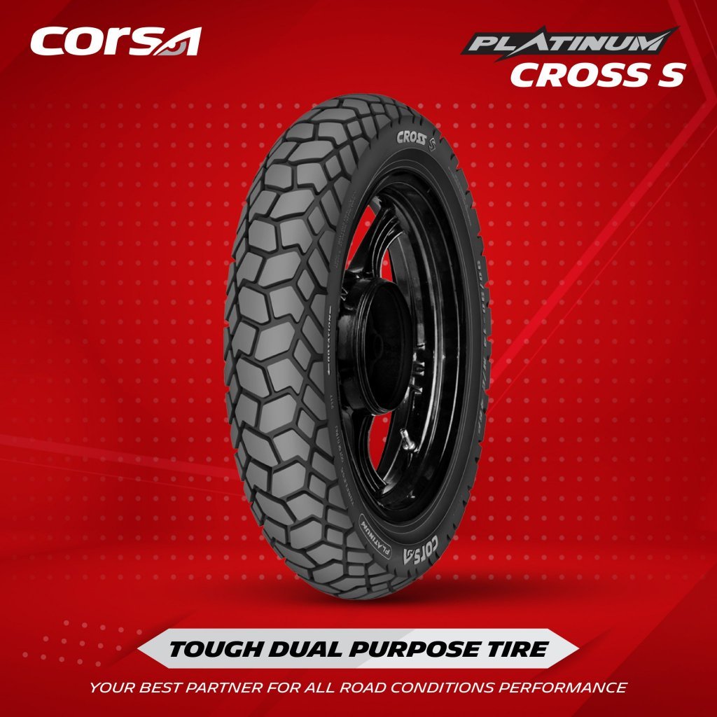 Corsa Platinum Cross S Motorcycle Tires Size 13 - Image 3