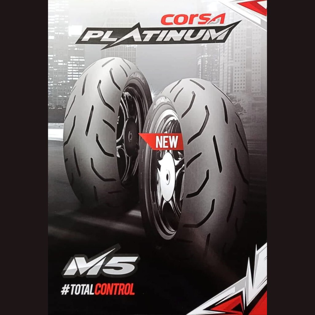 Corsa Platinum M5 Tubeless Size 13 Motorcycle Tire YAMAHA NMAX 155 - Image 7