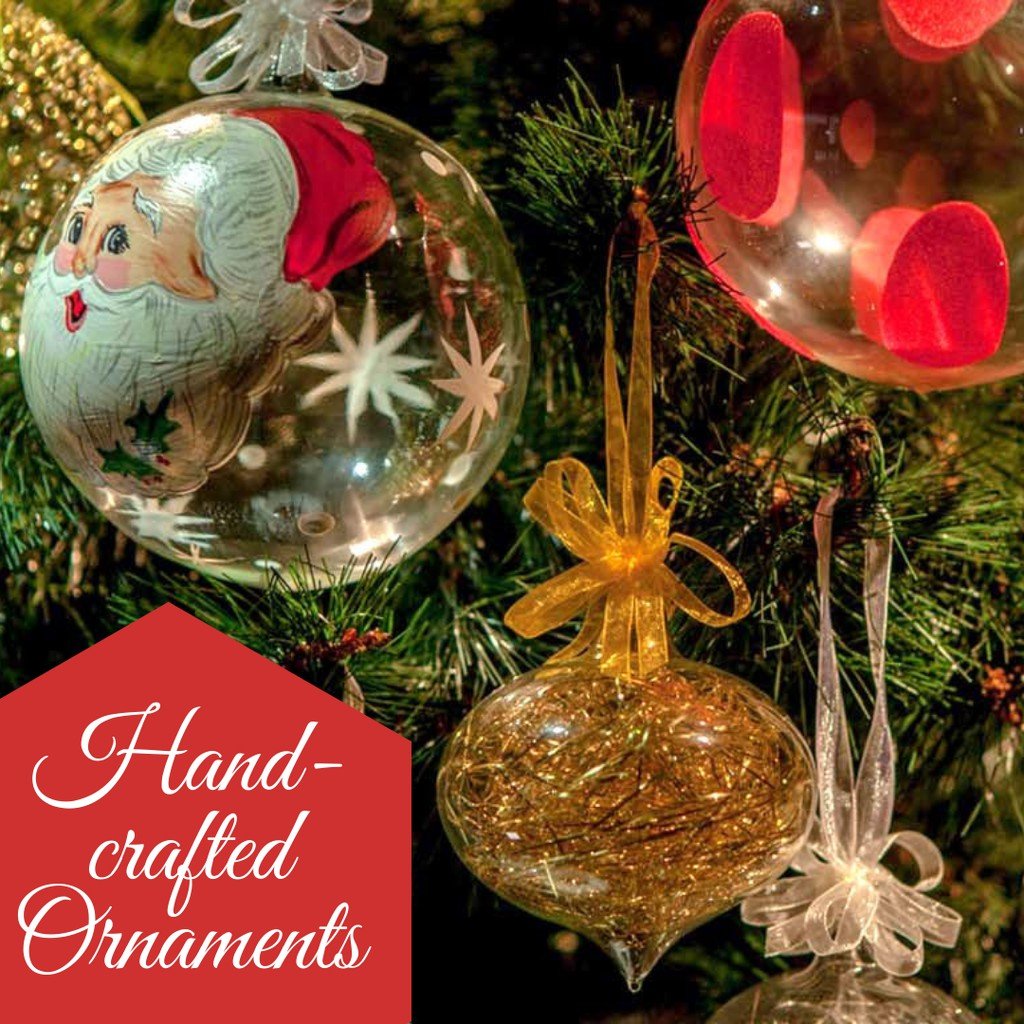 6pcs Nature Inspired Glass Christmas Balls Big Size 5 inches Handpainted Decorations - Image 5