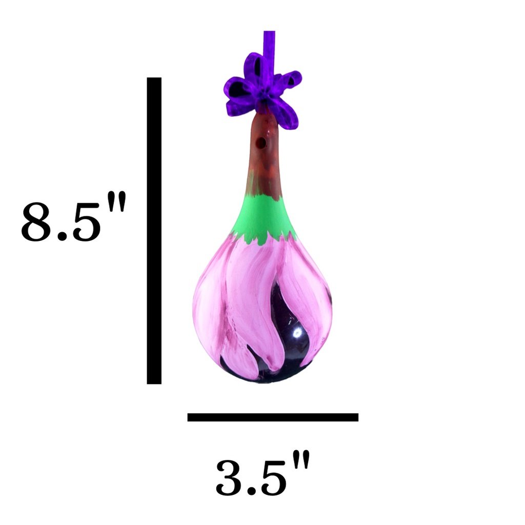 Set of 6pc Colorful Glass Christmas Ornaments with Organza Ribbon for Xmas Tree Ornaments Hanging De - Image 2