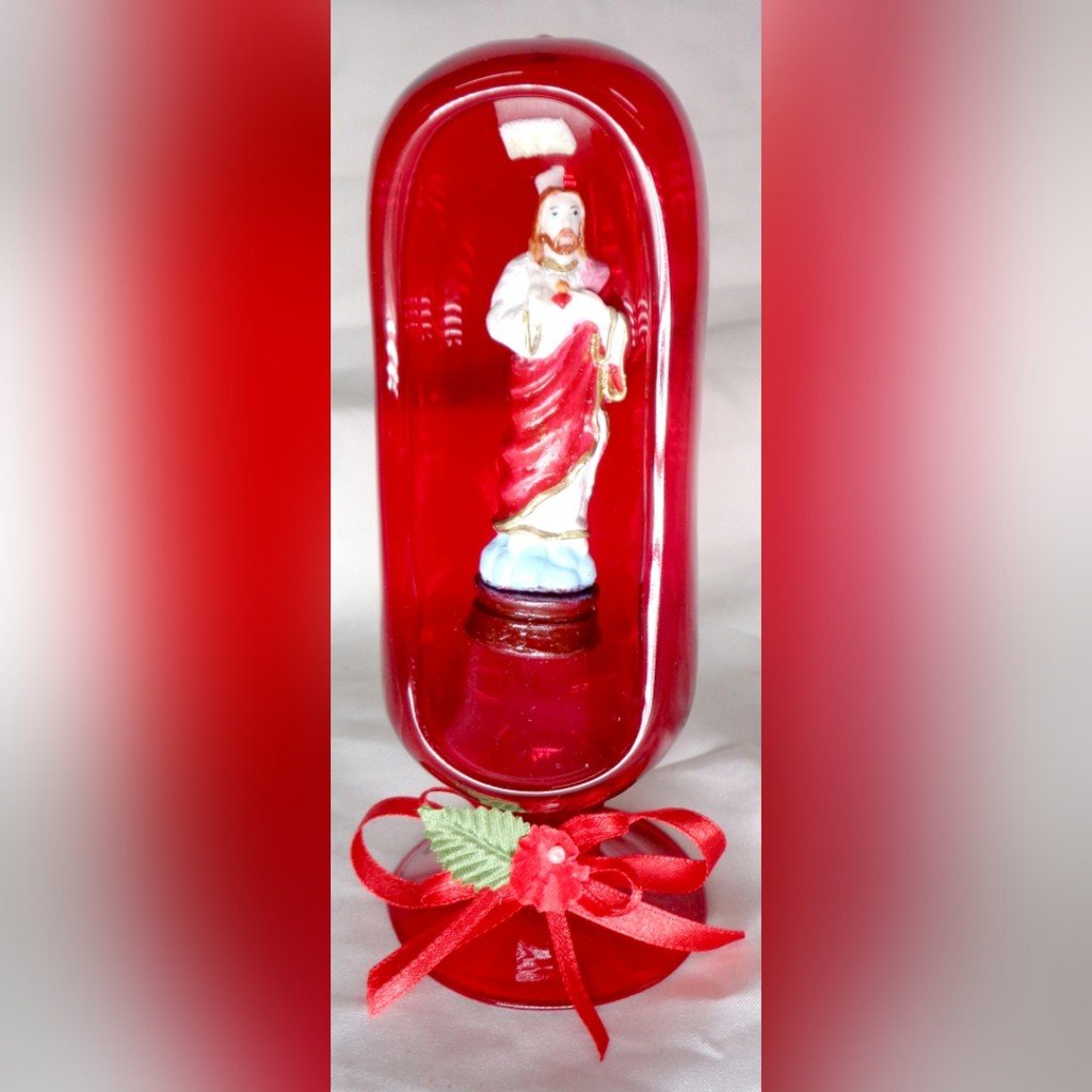 Sacred Heart of Jesus Saint Statue Religious Figurines Home Decor - Image 4