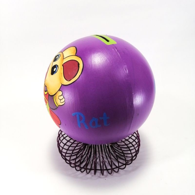 Alkansya Ipon Challenge Coin Bank for Kids Rat Chinese Zodiac Sign - Image 3